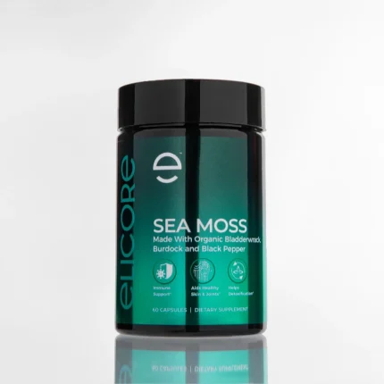 Органічний Морський мох (Sea Moss) з чорним перцем - 60 капсул