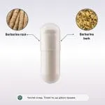 Берберин (Berberine HCl) 1200 мг - 60 капсул - Зображення 3